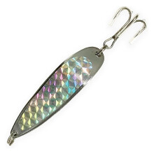 Cuillères de pêche Crocodile argentées 1/8 oz, paquet de 20