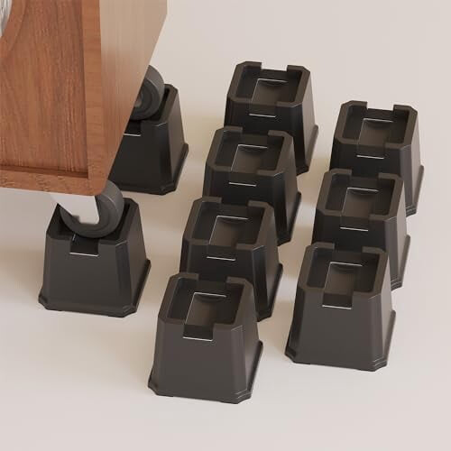 2-Zoll-Bettfüße – Schwerlast-Möbellifte, 9er-Set