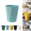 Polygon small wastebasket durable bathroom kitchen 1