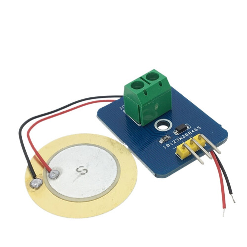 Módulo sensor de vibração piezoelétrico cerâmico (1 unidade) 1