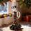 Elegant Jewelry Display Stand With Iron Base Plastic Polyester 2