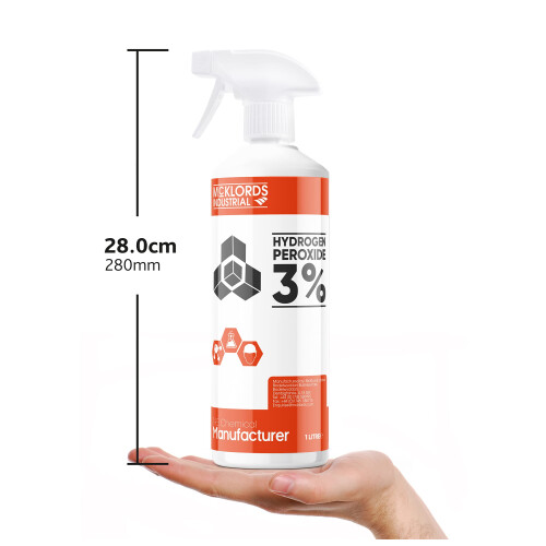 McKLords Hydrogen Peroxide 3%, 1 Litre 2