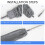 JEBBLAS Gap Dust Brush Under Appliances Cleaning Tool with Telescoping Long Handle? Grey 4