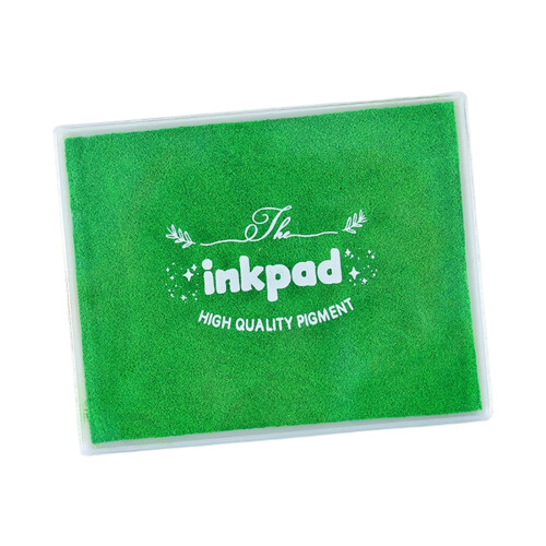 Washable Craft Ink Pad for Card Making Scrapbook,-grass green
