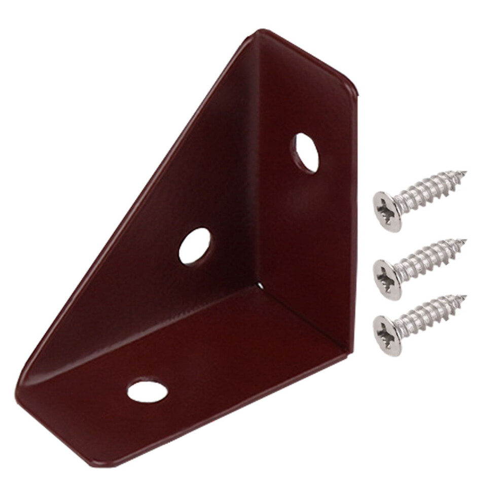 Metal Triangular Corner Bracket With Screws For Wood 9058772211279