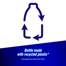 Domestos Power Foam Arctic Fresh Toilet & Bathroom Cleaner Spray sprays upside down & eliminates 99.99% of germs for cleaning inside the toilet &