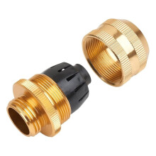 Raccord mâle métallique pour tuyau d'arrosage (1 pièce)