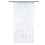 Silver String Curtains Polyester 2 pcs 35.8x78.7 in 1