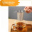 Te-infuser i rustfrit stål med låg, ekstra finmasket net, 4