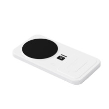 Mokverwarmer met draadloze oplader en 3 temperatuurinstellingen.