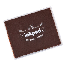 Oil Based Ink Pad Washable Craft Ink Pad, Stamp Pad-brown