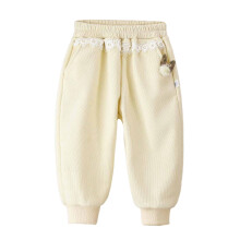 Children's Fleece-Lined Thickened Thermal Corduroy Trousers - Stylish Long Pants (12M-7Y)
