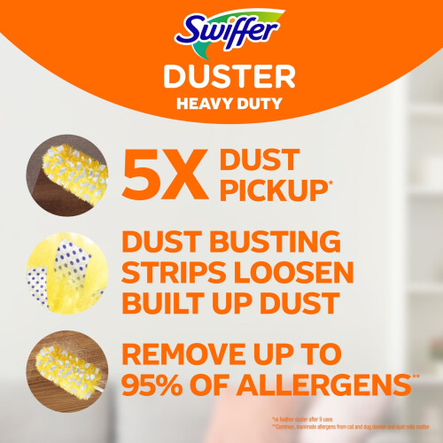 Swiffer 360 Dusters Extendable Handle Starter Kit, 3 Count Duster Refill 1