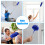 Feather Duster,7 PCS Extendable Duster with Extension Pole Up to 100 Inch, Reusable Bendable Cobweb, Washable Long Duster for Cleaning Ceiling 4