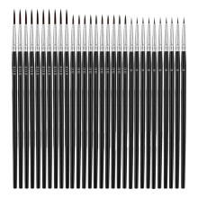 30-teiliges Set Feinpinsel – Nr. 0, Nr. 00, Nr. 000