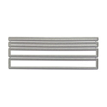 Troquel de corte de metal para etiquetas ovaladas para la fabricación de tarjetas y