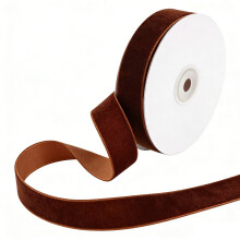 Fluwelen lint 2,5 cm x 25 yard – Zachte stof voor het inpakken &