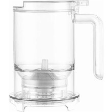 Théière avec infuseur amovible et couvercle thermoscellable