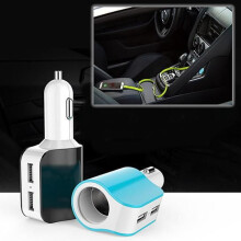 Duálna USB nabíjačka do auta s portom pre zapaľovač cigariet
