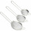 Ensemble de 3 passoires en acier inoxydable 1