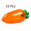 Osterbonbonbox in Karottenform – Transparent, Orange, Weiß 1