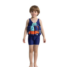 Costum de baie flotabil pentru băieți, elastic din nailon 90-120