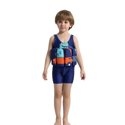 Boys Flotation Swimsuit Nylon Elastic 90-120