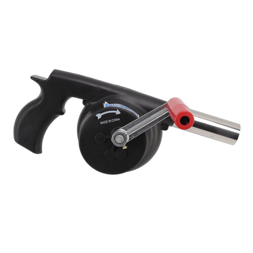 Portable Hand Crank BBQ Fan ABS