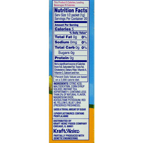Crystal Light Iced Lemon Tea 19g ON THE GO 1