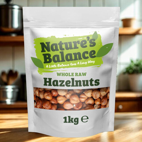 Natures Balance Whole Raw Hazelnut 1kg 1