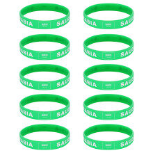10PCS/Lot Stylish 2026 Football Event Silicone Wrist-Saudi