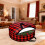 Christmas Wreath Storage Bag with Handle, 24 in, Red 5