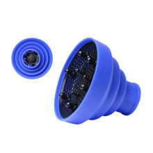 Retractable Hair Dryer Attachment Suitable for Travel and-Blue
