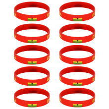10 Piece Soccer Tournament Wristbands Bangles With-Ghana