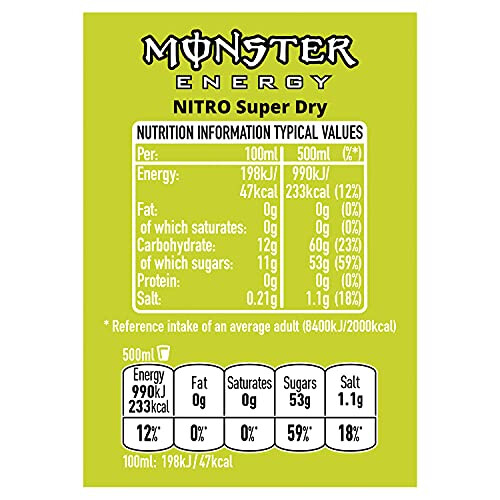 Monster Energy Nitro 12 x 500ml Cans 1