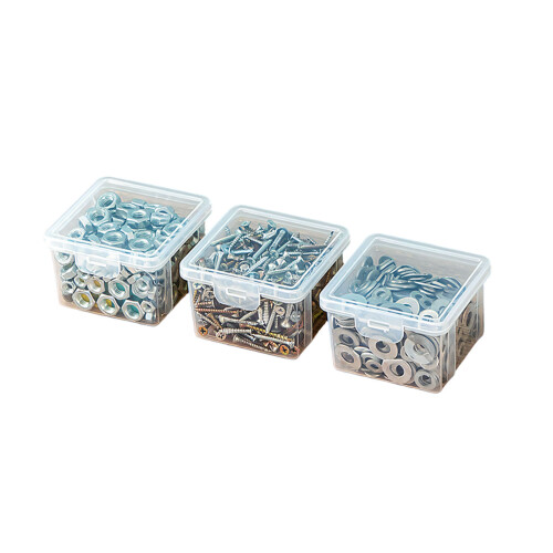 High Strength Plastic Tool Organiser Transparent-three trumpets
