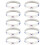10Pcs Stretchable Silicone Bracelets Designed With-South Korea 1