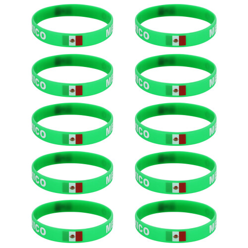 10 Teile/satz Weiche Elastische 2026 Sport Event Fan-Mexiko