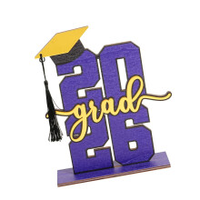 2026-Abschlussdekorationen, Klasse 2026, „Congrats Grad“,-C