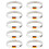 10pcs Comfortable Elastic Wristbands Bangles For Soccer-Germany 1