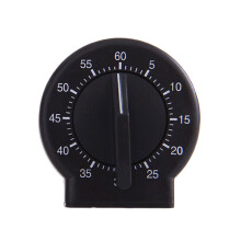 Praktische 60-Minuten-Countdown-Uhr, robuste Bauweise,-Schwarz