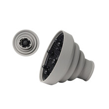Foldable Silicone Blow Dryer Attachment Faster Hairstyling-Gray