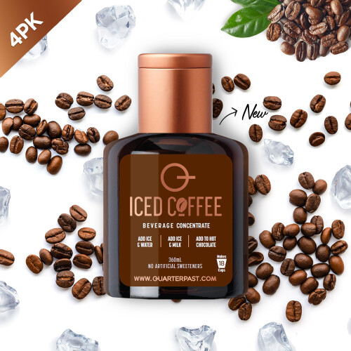 QUARTERPAST Iced Coffee Concentrate - Original - 4 Pack (72 Servings) 2