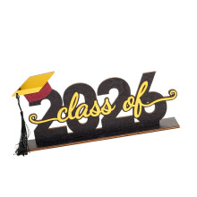 2026 Graduation Decors Class of 2026 Wooden Centerpieces-Style2