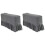 Set mit 2 Stretch-Sofa-Armbezügen,-mit Rock metallic grau 1