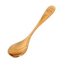 Beautifully Crafted Birth Animal Themed Bronze Soup Spoon-dog