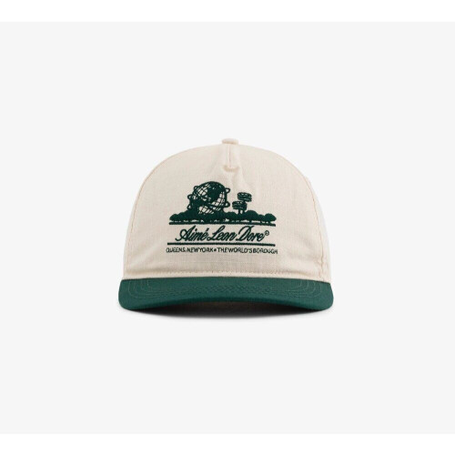 (White) Leon Dore Aime Unisex Adjustable Alphabet Baseball Cap Size Large Breathable