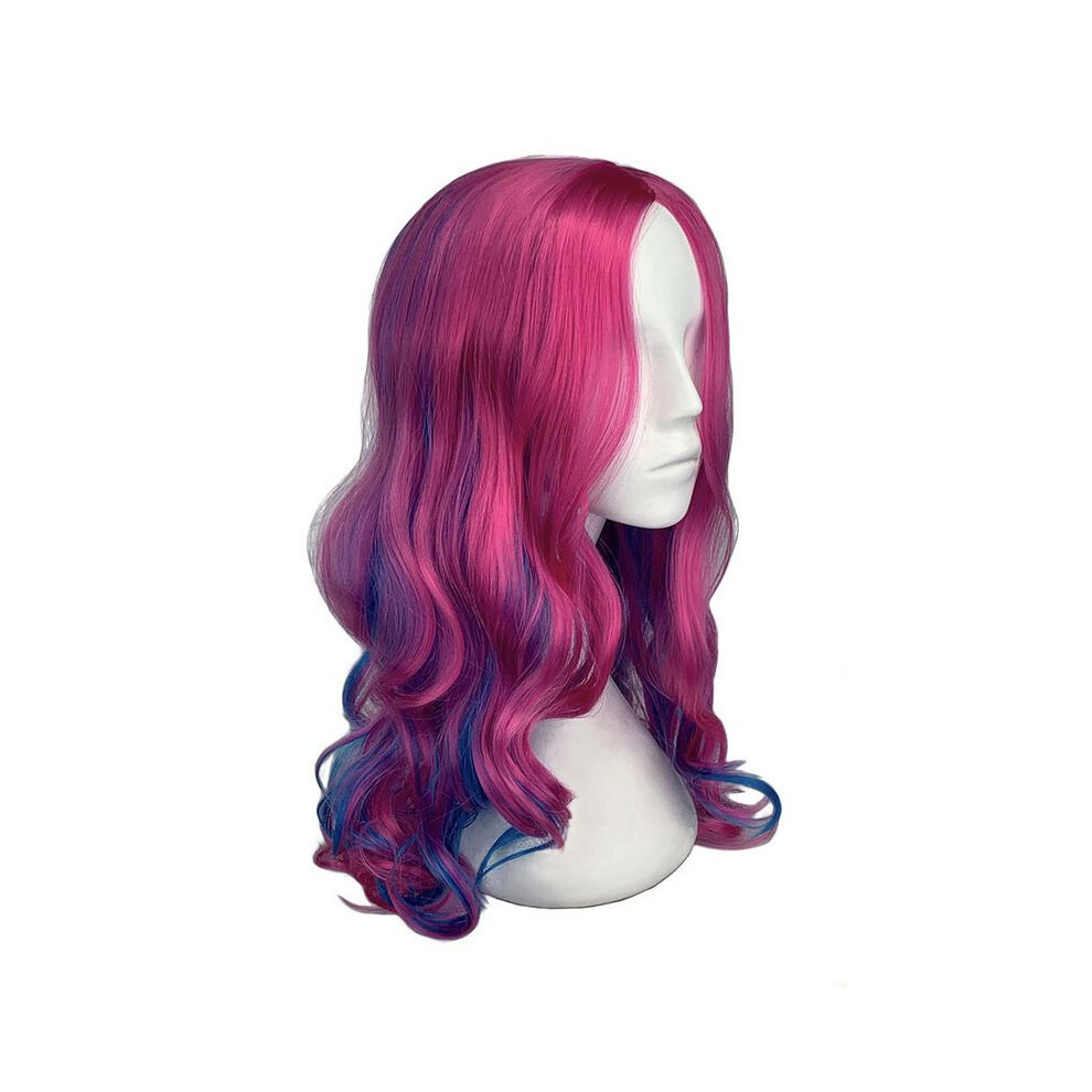 Unisex Pink (Rose ) Descendants Audrey 3 Mal Cosplay Wig Halloween Carnival Role Party Play Theme
