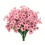 24pcs Multipurpose Artificial Violets Blooms Flower For-Pink 1