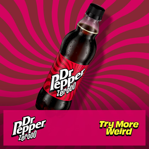 Dr Pepper Dr Pepper PET Cola Zero 500 ml (Pack of 12) 2